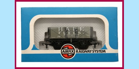 AIRFIX RAILWAYS: 54383-9 7-PLANK WAGON - HALE FUELS  - NEW