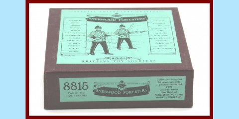BRITAINS: 8815 - SHERWOOD FORESTERS - 2 X AT THE READY - NEW