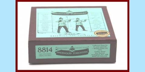 BRITAINS: 8814 - SHERWOOD FORESTERS - 2 X STANDING FIRING - NEW