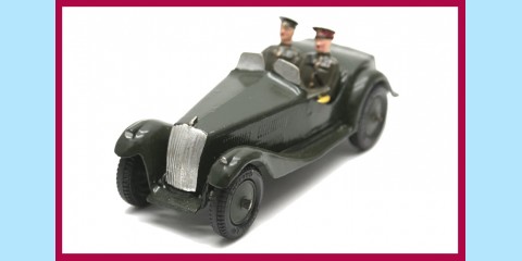BRITAINS: 1448 - ARMY STAFF CAR - BOXED - NEAR MINT