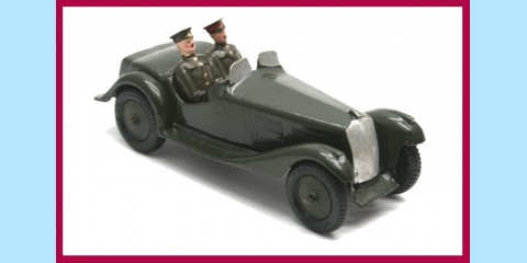 BRITAINS: 1448 - ARMY STAFF CAR - BOXED - NEAR MINT