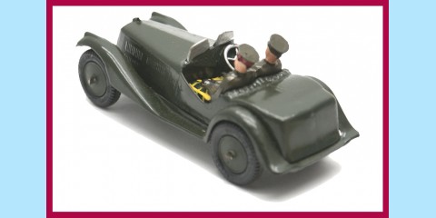 BRITAINS: 1448 - ARMY STAFF CAR - BOXED - NEAR MINT