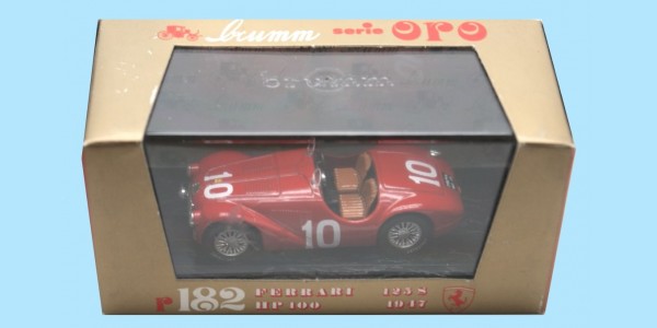 BRUMM: R182 - 1947 FERRARI 125 S  - RED - BOXED - MINT