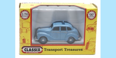 CLASSIX: EM76807 AUSTIN A40 DEVON TAXI - CONWAY BLUE - NEW