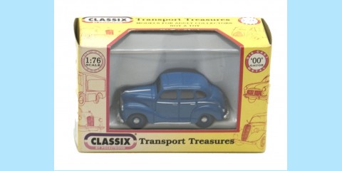 CLASSIX: EM76814 AUSTIN A40 DEVON - 4-DOOR - STREAMLINE BLUE - NEW