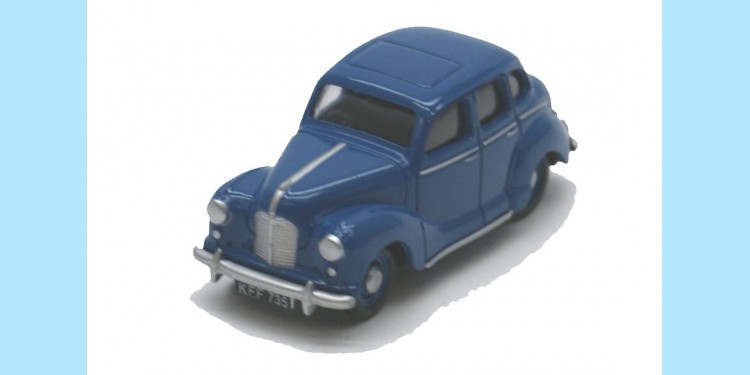 CLASSIX: EM76814 AUSTIN A40 DEVON - 4-DOOR - STREAMLINE BLUE - NEW