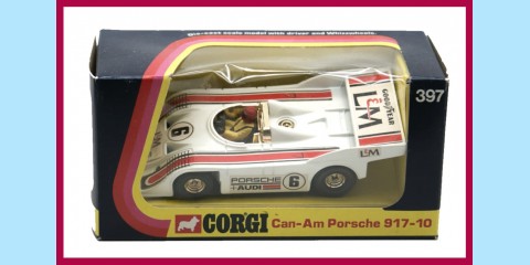 CORGI: 397 - CAN-AM PORSCHE 917-10 - WHITE - NEW