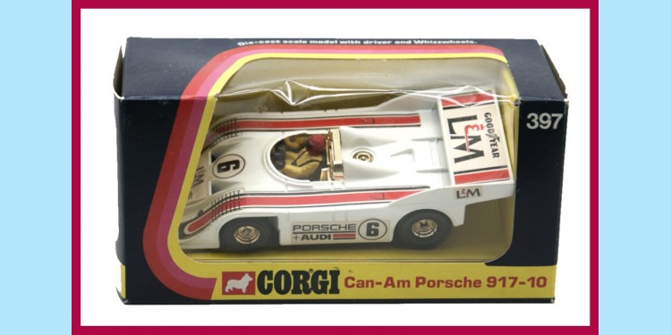 CORGI: 397 - CAN-AM PORSCHE 917-10 - WHITE - NEW