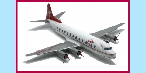 CORGI AVIATION: AA47606 VICKERS VISCOUNT 806 - VIRGIN ATLANTIC CORGI AVIATION: AA47606 VICKERS VISCOUNT 806 - VIRGIN ATLANTIC