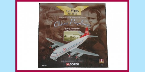 CORGI AVIATION: AA47606 VICKERS VISCOUNT 806 - VIRGIN ATLANTIC CORGI AVIATION: AA47606 VICKERS VISCOUNT 806 - VIRGIN ATLANTIC