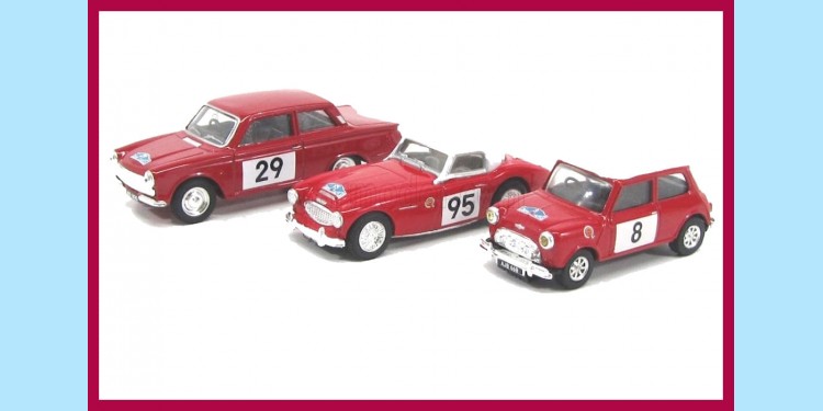 CORGI CLASSICS: 97709 - ALPINE RALLY SET - THREE VEHCILE SET - NEW