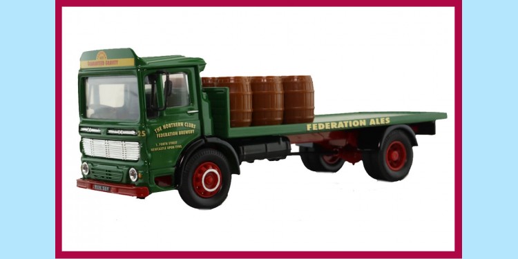 CORGI CLASSICS: 97370 - AEC 4 WHEEL FLATBED TRUCK - 'FEDERATION BREWERY' - NEW