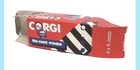 CORGI JUNIORS: J48A/C 4X4 JEEP - ORIGINAL BOX - MINT