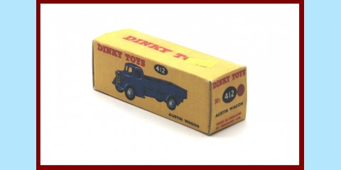DINKY: 412 -AUSTIN WAGON IN GREEN - FORMALLY 30J - EXCELLENT - BOXED