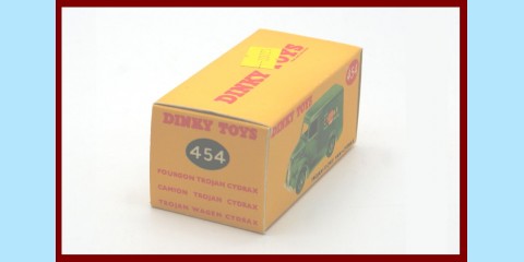 DINKY: 454 - TROJAN 15CWT VAN - 'CYDRAX' - BOXED - EXCELLENT
