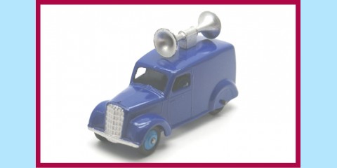 DINKY: 492 - LOUD SPEAKER VAN - BOXED - MINT - BOXED