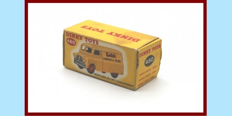 DINKY: 480 - BEDFORD 10 CWT. VAN 'KODAK' - ORIGINAL BOX - NEAR MINT