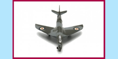 DINKY: 736 - HAWKER HUNTER FIGHTER - NEAR MINT - ORIGINAL BOX