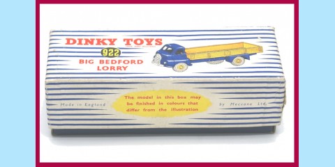DINKY: 922 - BIG BEDFORD LORRY - EXCELLENT - ORIGINAL BOX DINKY: 922 - BIG BEDFORD LORRY - EXCELLENT - ORIGINAL BOX