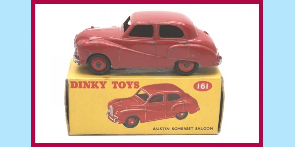 DINKY: 161 - AUSTIN SOMERSET SALOON - RED - BOXED - V.GOOD