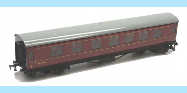 HORNBY DUBLO: D22 4013 M4193 CORRIDOR COACH 1ST & 2ND - VERY GOOD