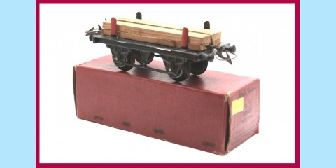 HORNBY TRAINS: 42230 NO. 1 - TIMBER WAGON - EXCELLENT - ORIGINAL BOX