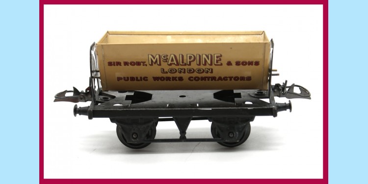 HORNBY TRAINS: 42225 NO. 1 - SIDE TIPPING WAGON- 'MCALPINE' - EXCELLENT - ORIGINAL BOX