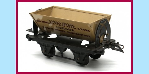 HORNBY TRAINS: 42225 NO. 1 - SIDE TIPPING WAGON - 'MCALPINE' - NEAR MINT - ORIGINAL BOX