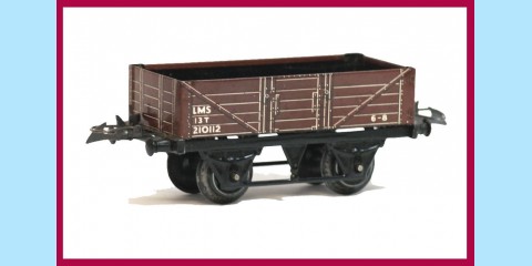 HORNBY TRAINS: R177 - LMS NO.1 OPEN WAGON - ORIGINAL BOX - VERY RARE