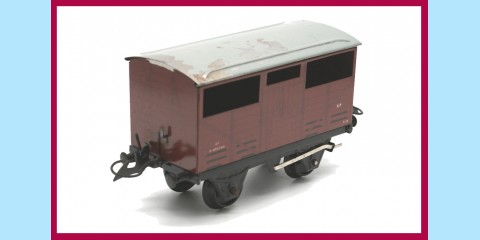 HORNBY TRAINS: 42108 NO. 50 - CATTLE TRUCK - VERY GOOD - ORIGINAL BOX