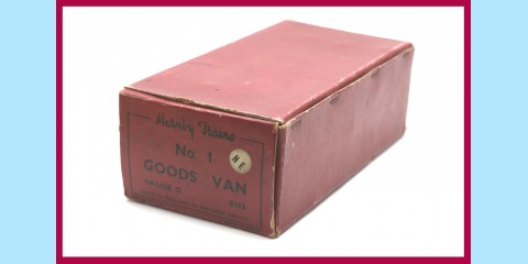 HORNBY TRAINS: NO. 1 - GOODS VAN - EXCELLENT - ORIGINAL BOX