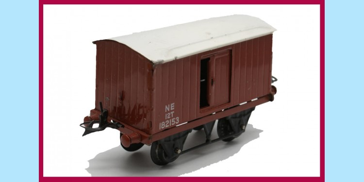 HORNBY TRAINS: NO. 1 - GOODS VAN - EXCELLENT - ORIGINAL BOX