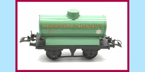 HORNBY TRAINS: 42213 NO.1 TANK WAGON - MANCHESTER OIL -V GOOD - ORIGINAL BOX