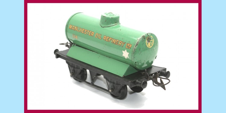 HORNBY TRAINS: 42213 NO.1 TANK WAGON - MANCHESTER OIL -V GOOD - ORIGINAL BOX