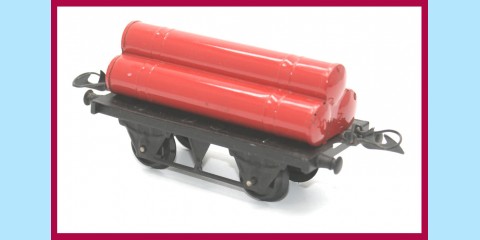 HORNBY TRAINS: 42155 - GAS CYLINDER WAGON - NEAR MINT - BOXED