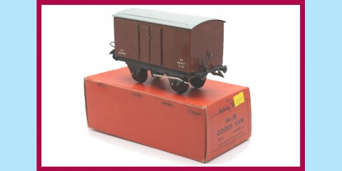 HORNBY TRAINS:42161 - NO. 50 - GOODS VAN - NEAR MINT- ORIGINAL BOX