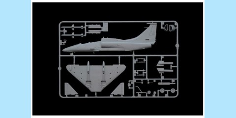 ITALERI: 165 0A-4M OUTLAWS ATTACK AIRCRAFT 1:72 - NEW - SEALED