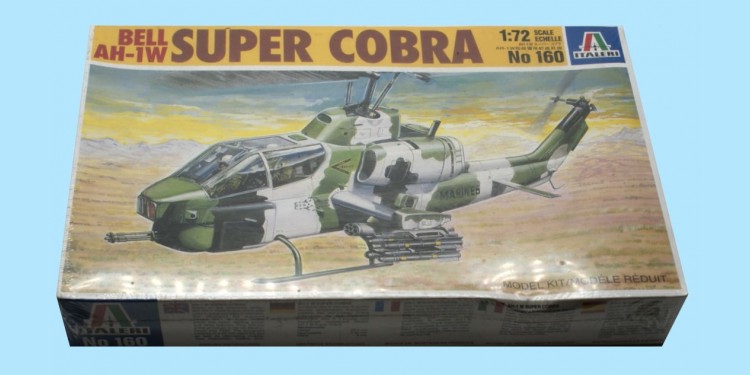 ITALERI: 160 AH-1W SUPER COBRA COMBAT HELICOPTER 1:72 - NEW - SEALED