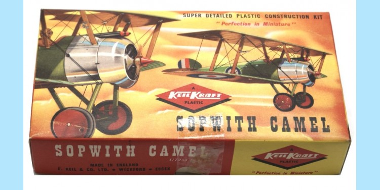 KEILKRAFT: F2 - SOPWITH CAMEL - BI-PLANE - NEW - SEALED