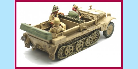 KING AND COUNTRY: AK020 - AFRIKA CORP - DESERT DEMAG - HALF-TRACK - NEW
