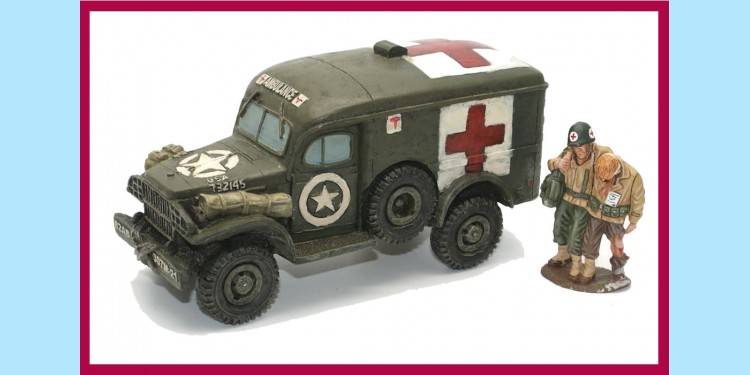 KING AND COUNTRY: DD010 - DODGE WC-54 AMBULANCE - EARLY EDITION - MINT