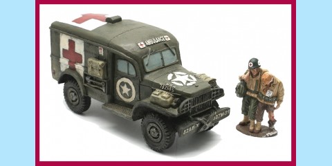 KING AND COUNTRY: DD010 - DODGE WC-54 AMBULANCE - EARLY EDITION - MINT
