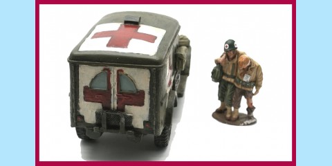 KING AND COUNTRY: DD010 - DODGE WC-54 AMBULANCE - EARLY EDITION - MINT
