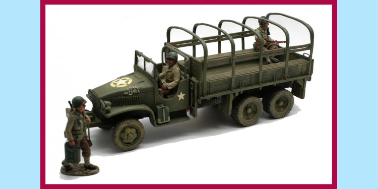 KING AND COUNTRY: DD039 - GMC DEUCE AND HALF TRUCK WITH CREW - NEW
