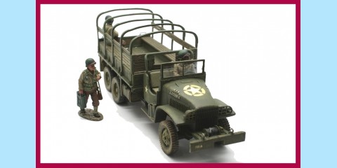 KING AND COUNTRY: DD039 - GMC DEUCE AND HALF TRUCK WITH CREW - NEW