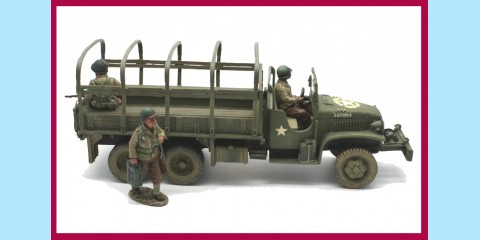 KING AND COUNTRY: DD039 - GMC DEUCE AND HALF TRUCK WITH CREW - NEW
