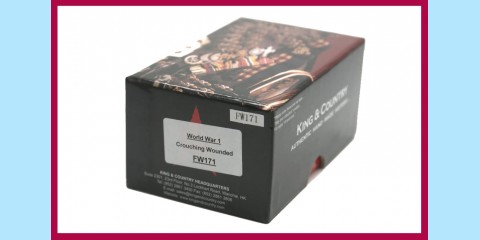 KING AND COUNTRY: FW171 - WW1 - CROUCHING WOUNDED - NEW