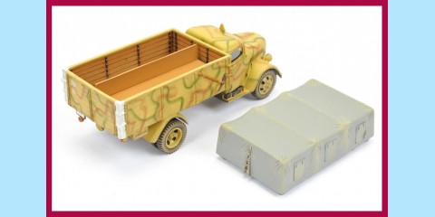 KING AND COUNTRY: WSS090 - WWII - OPEL BLITZ TRUCK WITH DRIVER - NEW
