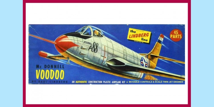 LINDBERG LINE: 543-98 - MCDONNELL VOODOO F-88 - NEW - SEALED LINDBERG LINE: 543-98 - MCDONNELL VOODOO F-88 - NEW - SEALED
