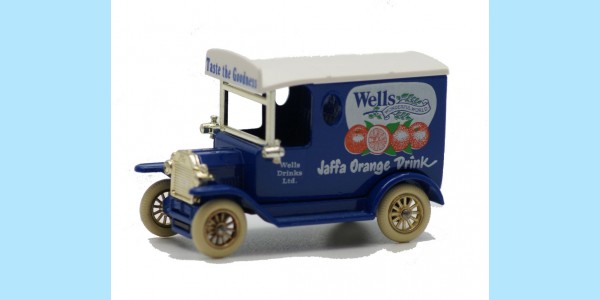 LLEDO: LP006 123 - 1928 FORD MODEL 'T' VAN - WELLS JAFFA - MINT - BOXED